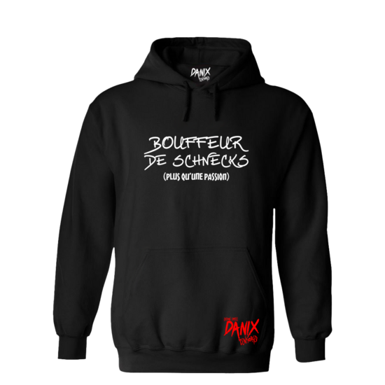 Sweat à capuche Bouffeur de Schnecks (plus qu'une passion) [DANIX CENSORED]